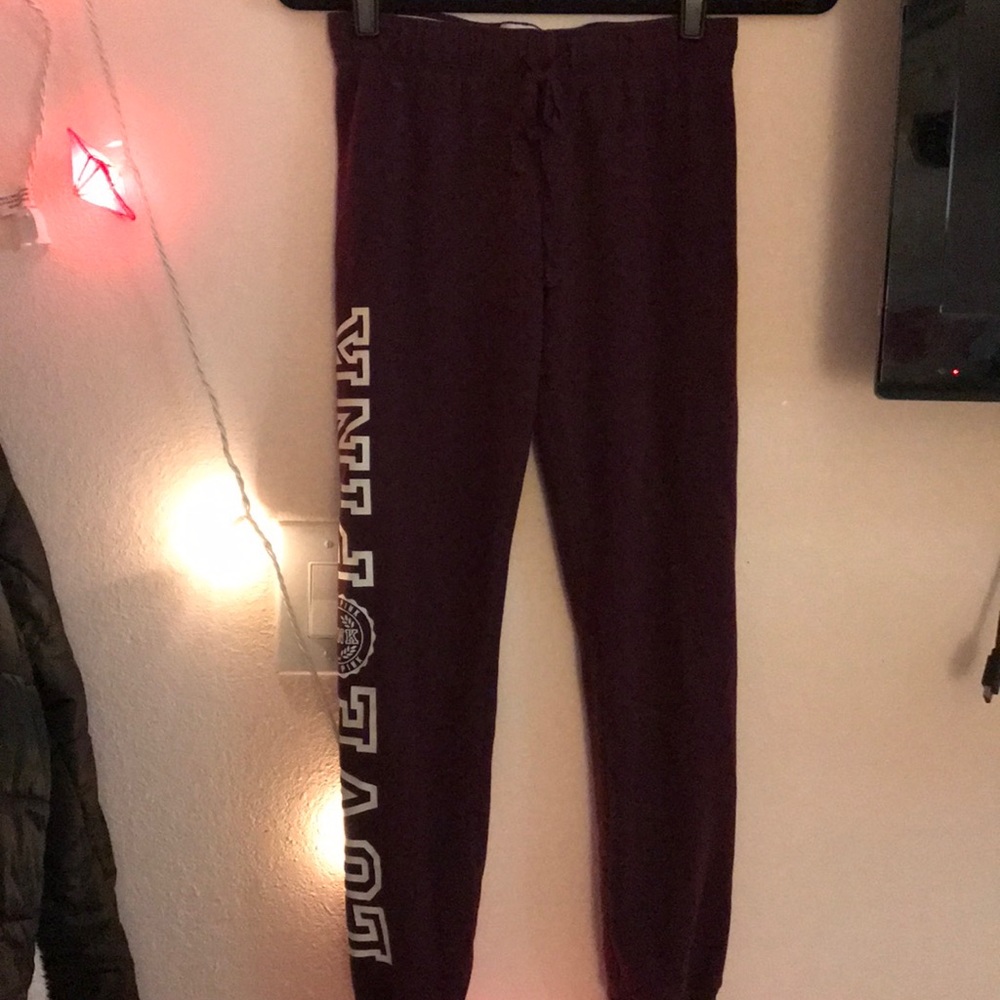 maroon sweats